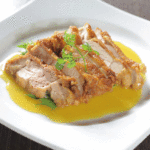 カリカリチキンのバレンシアソース